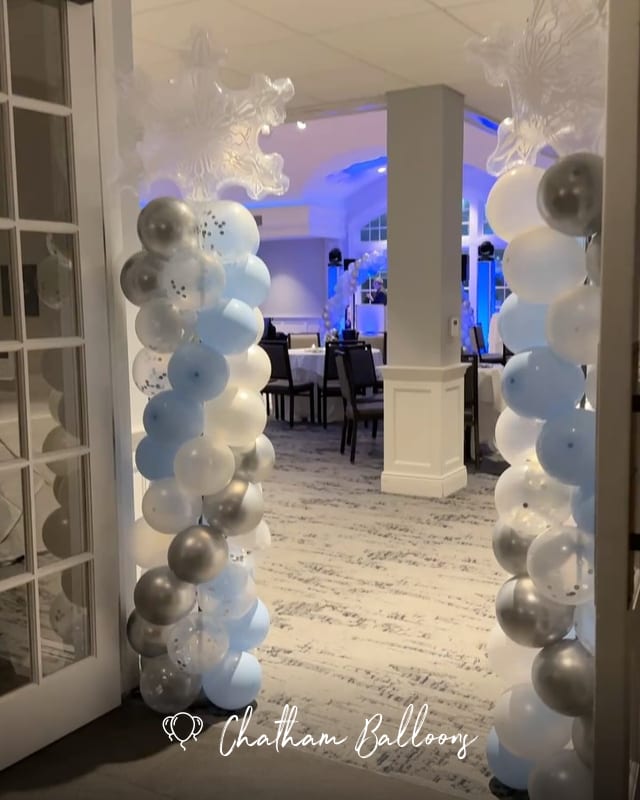 Snowflake themed Bat Mitzvah is perfect for this February weather