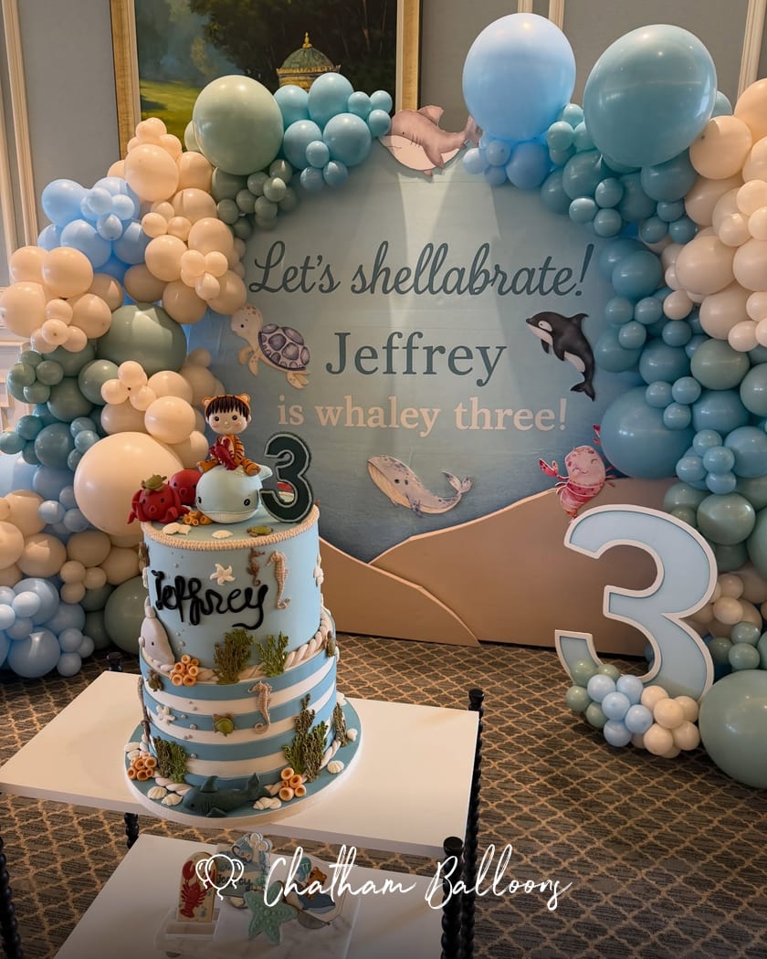 Happy Birthday to Jeffrey - what a 🐚-abration 🐬 🦐