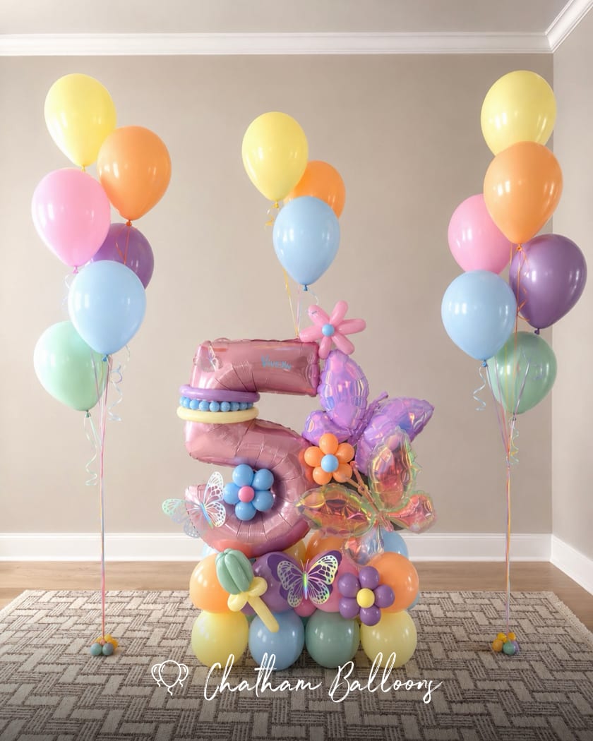 Vivian is 5! 🌷